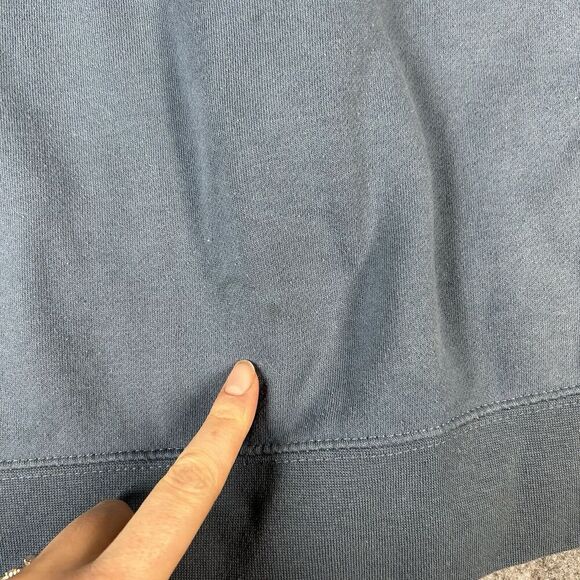 Walt Disney World Jacket Size Small Full Zip Blue Cotton Hoodie Mickey Vacation - Picture 7 of 9